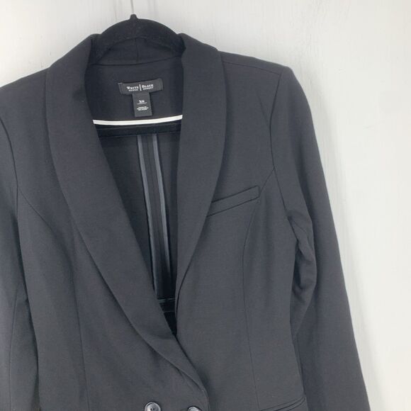 WHBM Womens XS Jacket Blazer Classic Casual Professional Minimalist Equestrian - Picture 3 of 8
